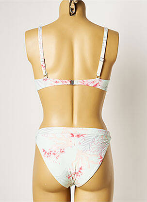 Maillot de bain 2 pièces stretch haut soutien-gorge moulé vert MANUEL CANOVAS femme