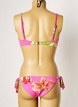 Maillot de bain 2 pièces stretch rose MANUEL CANOVAS femme