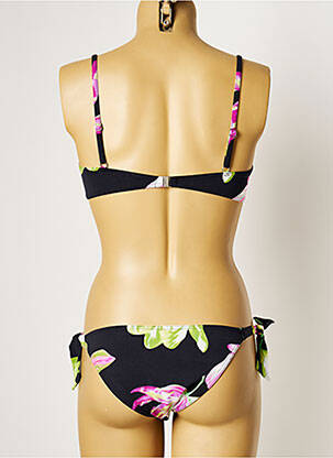 Maillot de bain 2 pièces stretch noir MANUEL CANOVAS femme