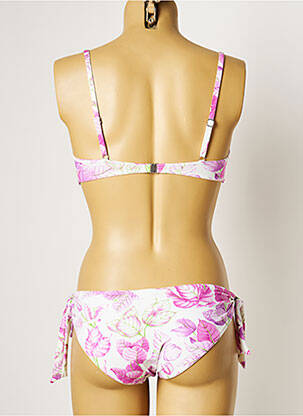 Maillot de bain 2 pièces stretch rose MANUEL CANOVAS femme