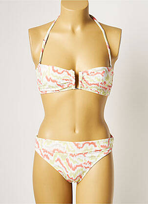 Maillot de bain 2 pièces stretch vert MANUEL CANOVAS femme