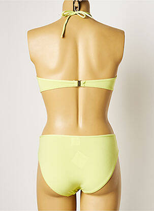 Maillot de bain 2 pièces stretch haut bandeau vert MANUEL CANOVAS femme