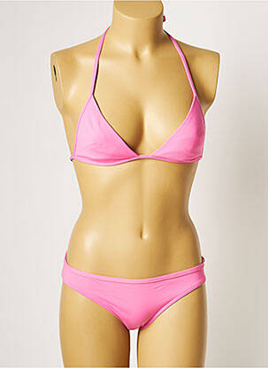 Maillot de bain 2 pièces haut soutien-gorge moulé haut soutien-gorge moulé rose MANUEL CANOVAS femme