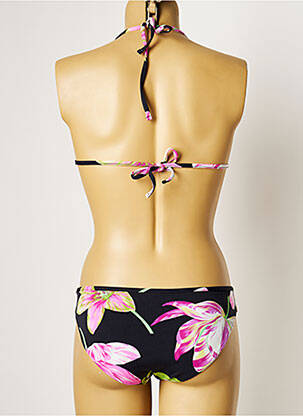 Maillot de bain 2 pièces stretch haut soutien-gorge moulé noir MANUEL CANOVAS femme