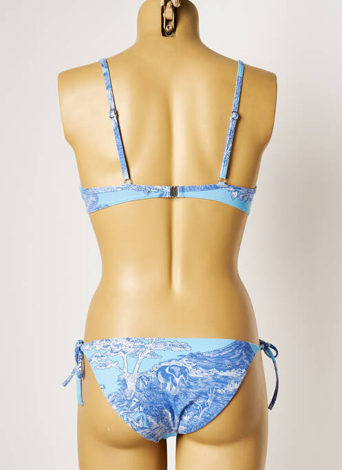 Maillot de bain 2 pièces bleu MANUEL CANOVAS pour femme