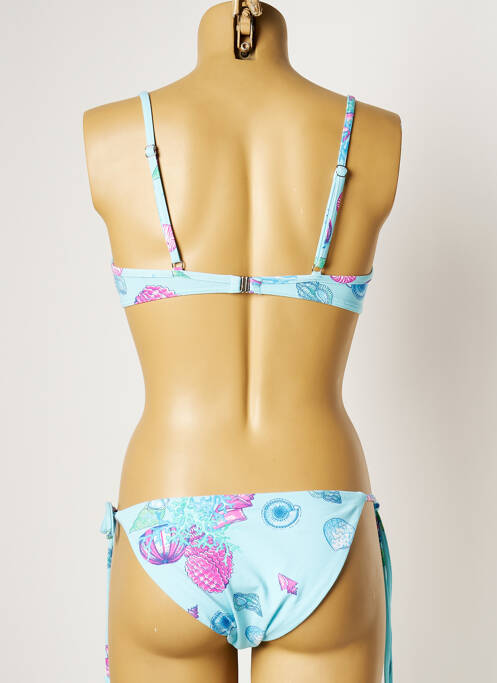 Maillot de bain 2 pièces bleu MANUEL CANOVAS pour femme