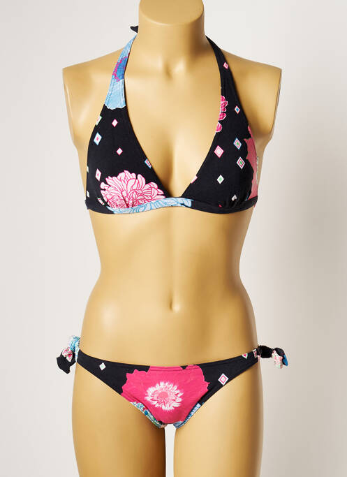 Maillot de bain 2 pièces noir MANUEL CANOVAS pour femme