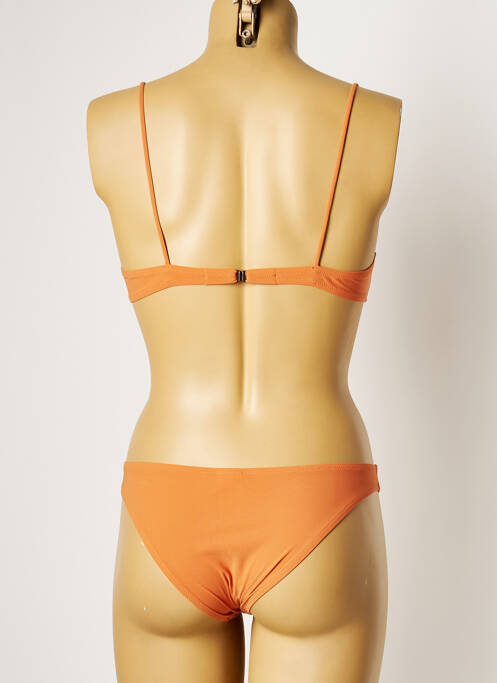 Maillot de bain 2 pièces orange KRISTINA TI pour femme