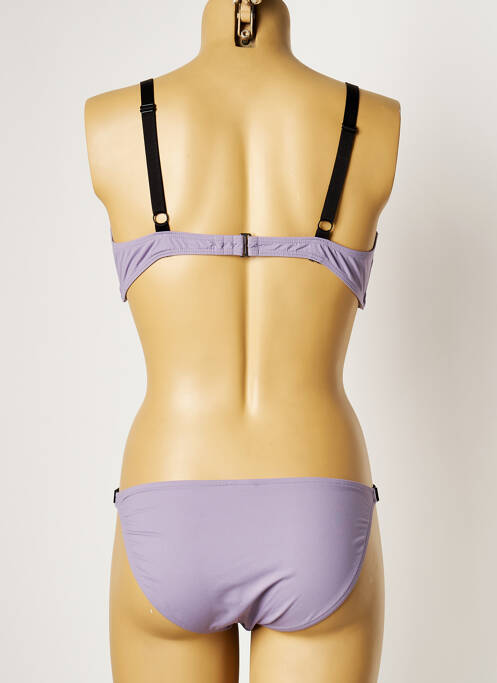 Maillot de bain 2 pièces violet D NU D pour femme