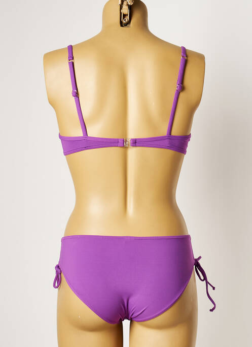 Maillot de bain 2 pièces violet MANUEL CANOVAS pour femme
