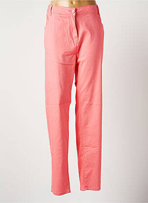 Pantalon droit rose GRIFFON pour femme