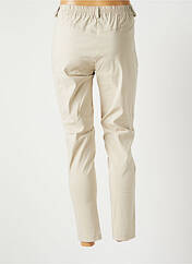 Pantalon slim beige ONE O ONE pour femme seconde vue