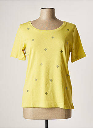 T-shirt jaune TELMAIL pour femme