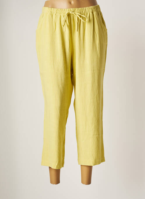 Pantalon 7/8 jaune TELMAIL pour femme