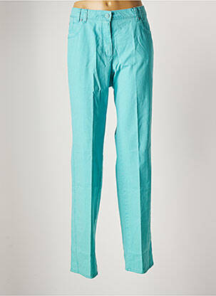 Pantalon droit bleu BIANCA pour femme
