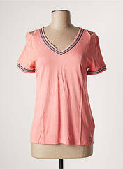T-shirt rose ET COMPAGNIE pour femme seconde vue