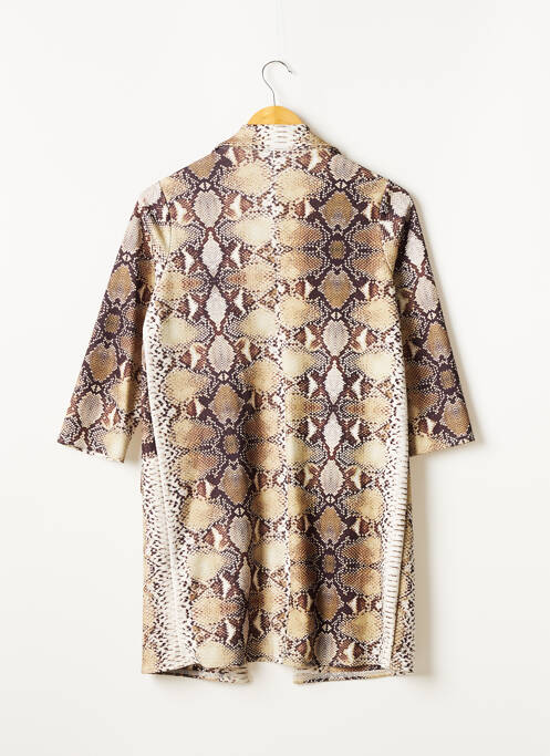 Manteau long marron STYLEWISE pour femme