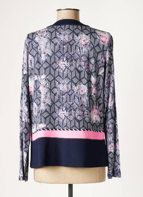 Gilet manches longues bleu PAUPORTÉ pour femme