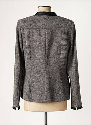 Veste chic fermeture boutonnée sur le devant gris PAUPORTÉ femme