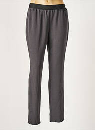 Pantalon large tissage crêpe gris TERRE DE FÉES femme