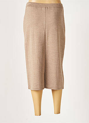 Jupe mi-longue beige PAUPORTÉ femme