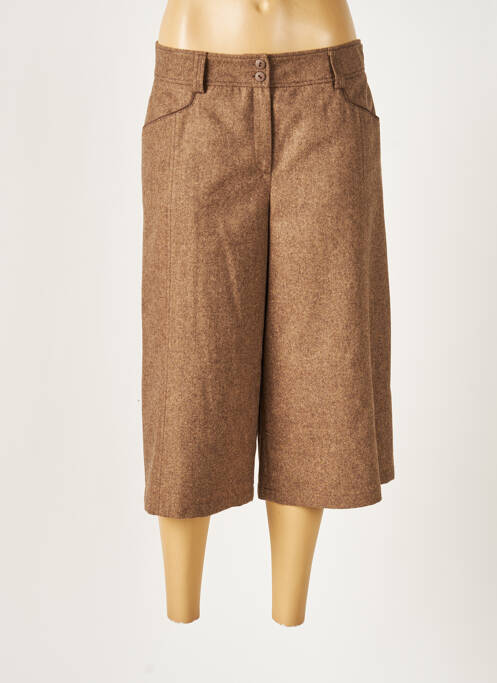 Pantacourt marron PAUPORTÉ femme