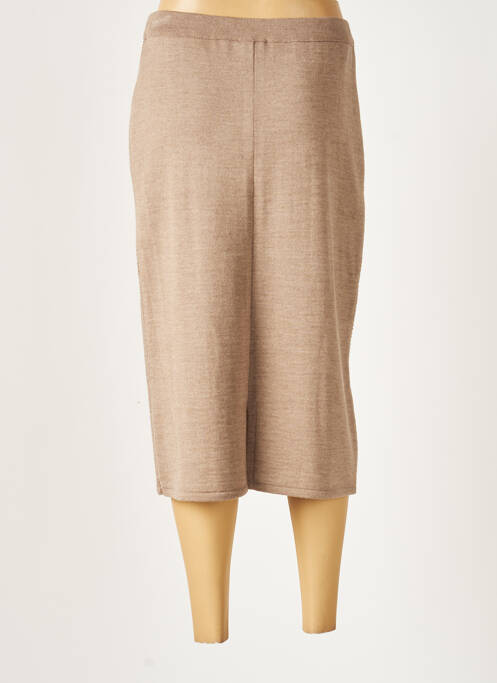 Jupe mi-longue beige PAUPORTÉ pour femme