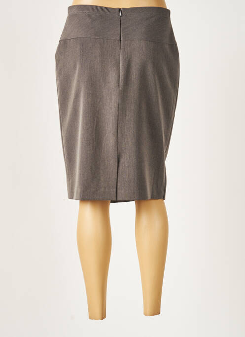 Jupe mi-longue gris TERRE DE FÉES pour femme