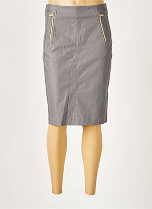 Jupe mi-longue taille normale gris WEINBERG femme