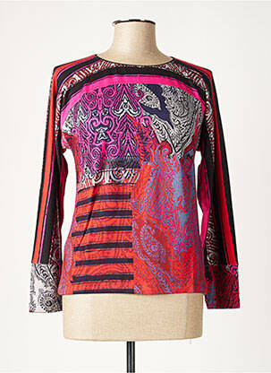 Pull coupe cintrée manches longues rose PAUPORTÉ femme