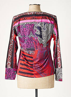Pull coupe cintrée manches longues rose PAUPORTÉ femme