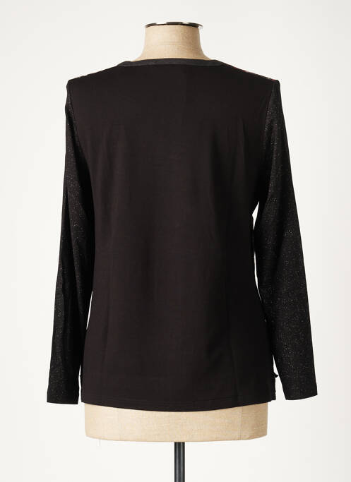 T-shirt imprimé fantaisie manches longues noir TERRE DE FÉES femme