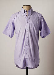 Chemise manches courtes violet CONVAIR pour homme seconde vue
