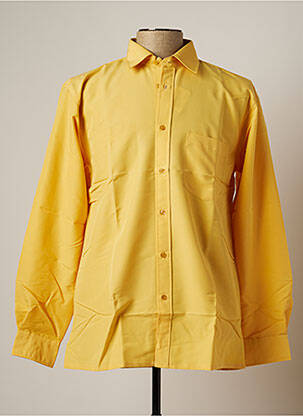 Chemise manches longues jaune CONVAIR pour homme
