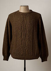 Pull marron I.ODENA pour homme seconde vue
