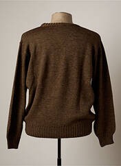 Pull marron I.ODENA pour homme seconde vue