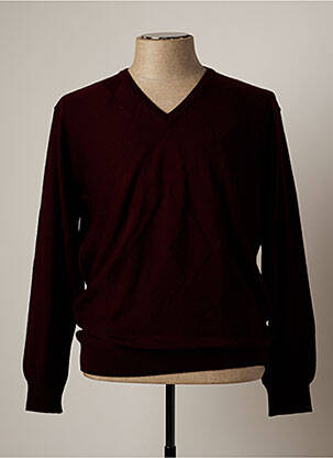 Pull rouge I.ODENA pour homme