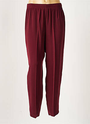 Pantalon droit rouge VICKY-VALERE pour femme