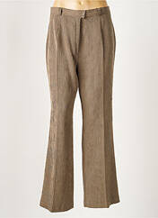 Pantalon large marron SARAH B pour femme seconde vue