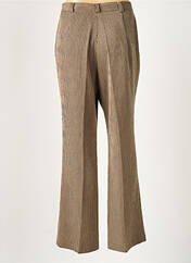 Pantalon large marron SARAH B pour femme seconde vue