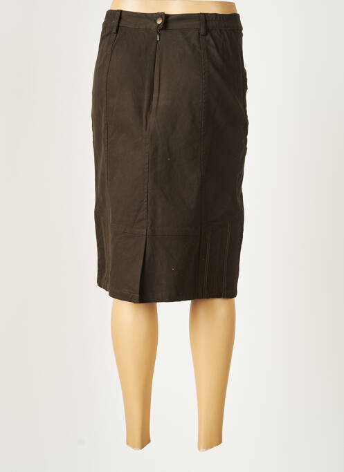 Jupe mi-longue vert JAC JAC pour femme