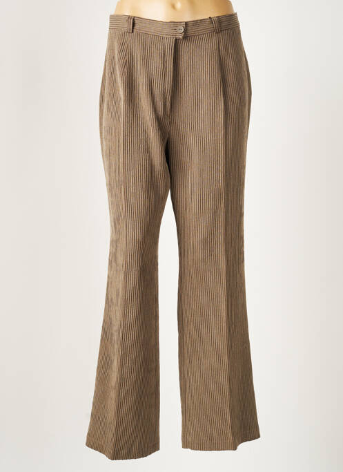 Pantalon large marron SARAH B pour femme