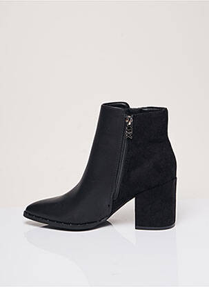 Bottines/boots bout pointu talon de 7 à 9cm noir XTI femme