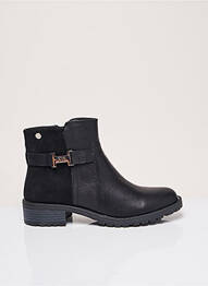 Bottines/boots matière lisse talon de 4 à 6cm noir XTI femme