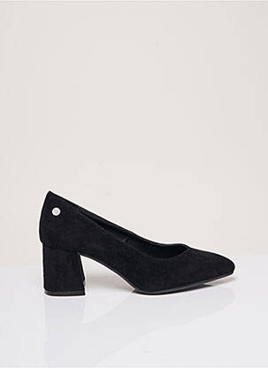 Escarpins type de semelle amortissante talon de 7 à 9cm noir XTI femme