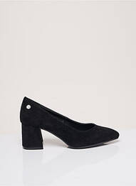Escarpins type de semelle amortissante talon de 7 à 9cm noir XTI femme