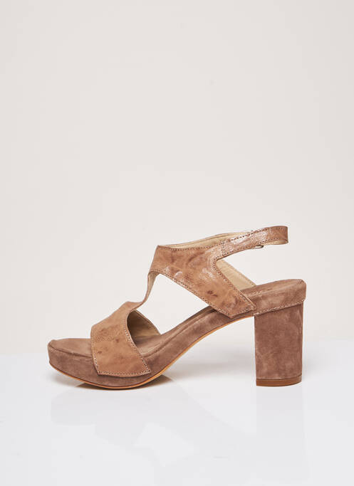 Sandales/Nu pieds marron KHRIO pour femme