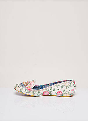 Ballerines type de semelle amortissante talon plat jusqu'à 3cm beige IRREGULAR CHOICE femme