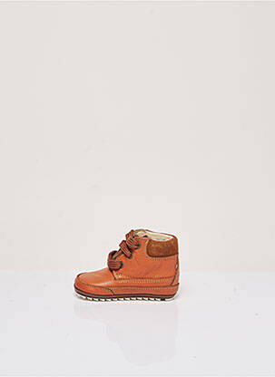 Bottillons empiècements plateforme marron SHOESME garçon