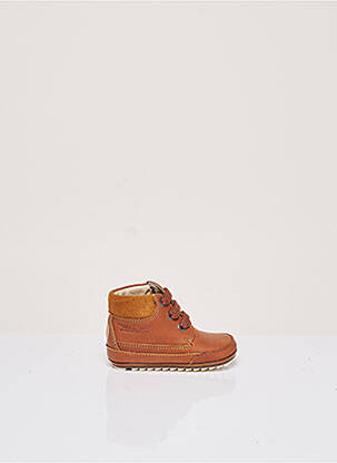 Bottillons empiècements plateforme marron SHOESME garçon